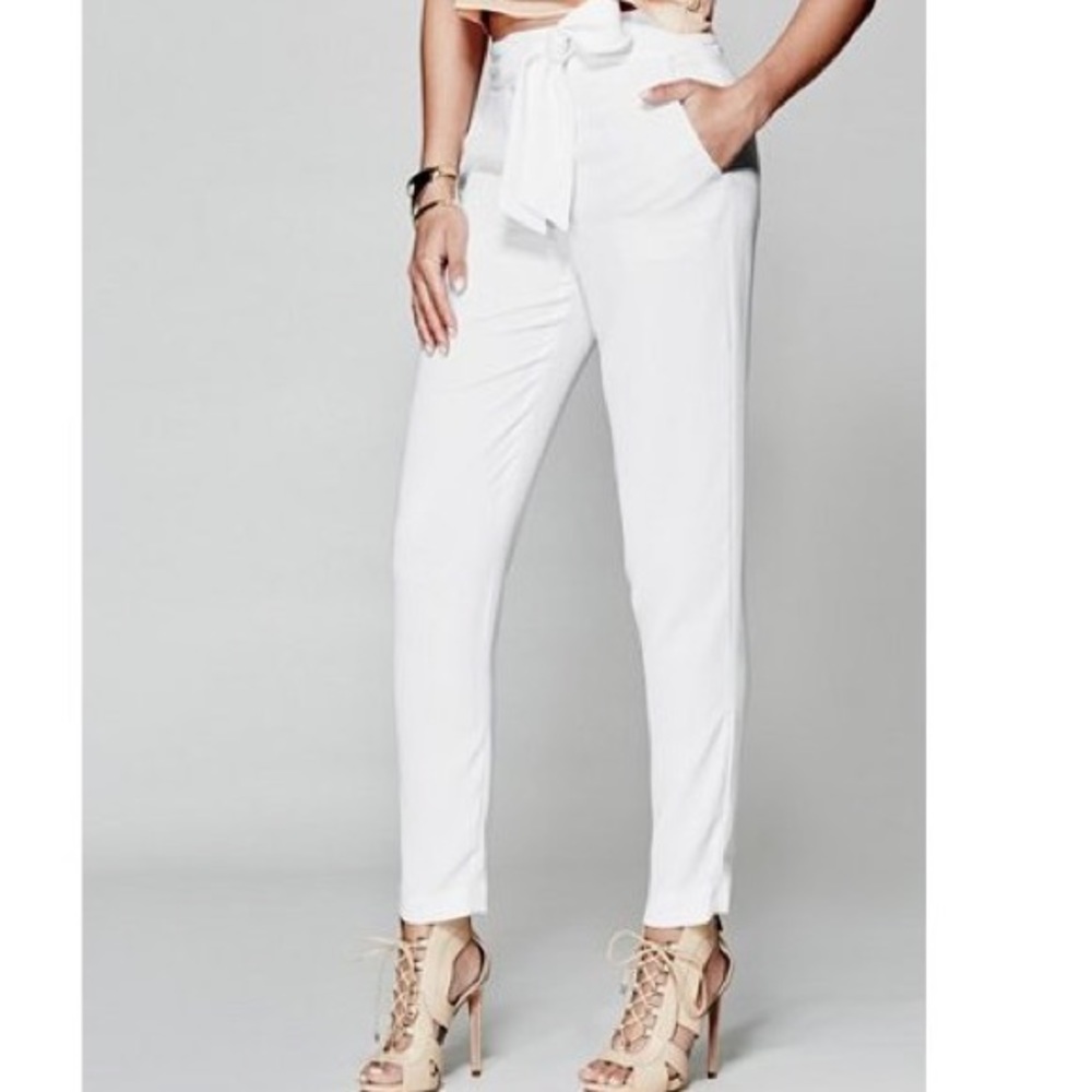 Marciano cropped business casual light pink pants!